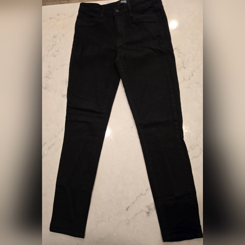 PAIGE Women's Classic Black Skinny Jeans
